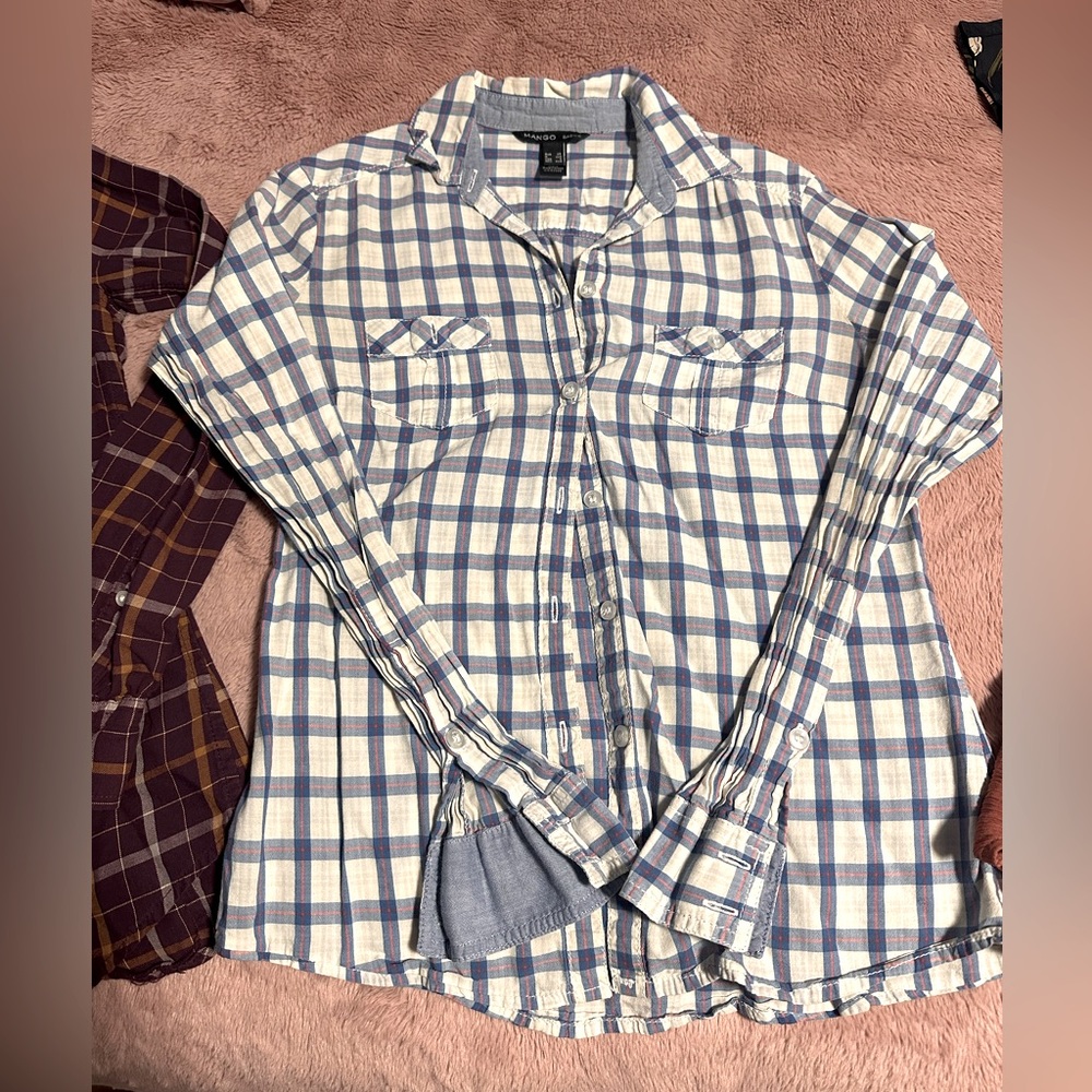 Button up plaid